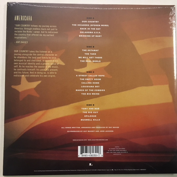 Виниловая пластинка Ray Davies - Our Country: Americana Act II - рис.2