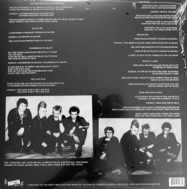 Виниловая пластинка The Varukers - Another Religion Another War - рис.1