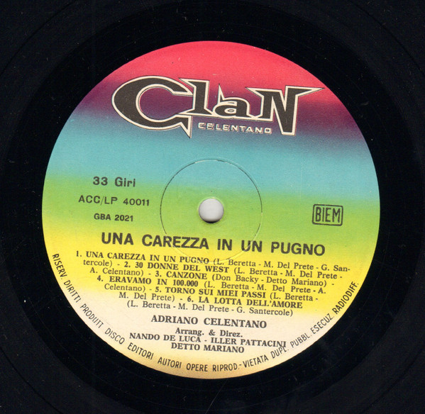 Виниловая пластинка Adriano Celentano - Azzurro LP - рис.2