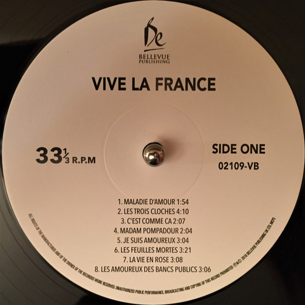 Виниловая пластинка Various Artists – Vive La France LP - рис.2