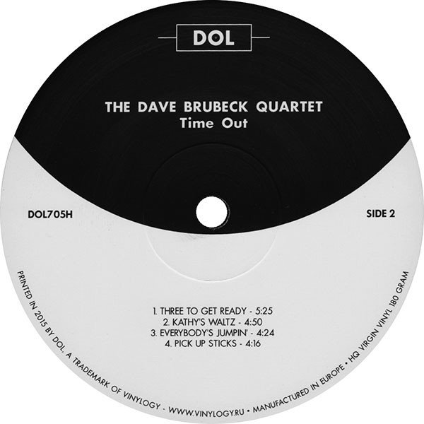 Виниловая пластинка The Dave Brubeck Quartet - Time Out - рис.3