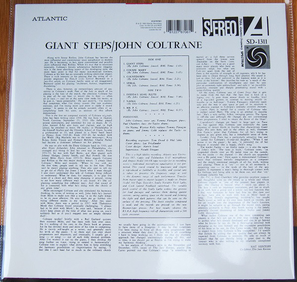 Виниловая пластинка John Coltrane - Giant Steps (2014) - рис.1