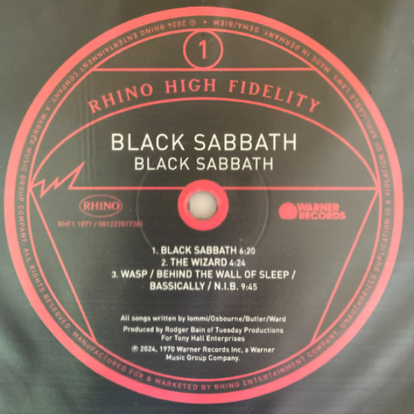 Виниловая пластинка Black Sabbath - Black Sabbath (Analogue) LP - рис.6