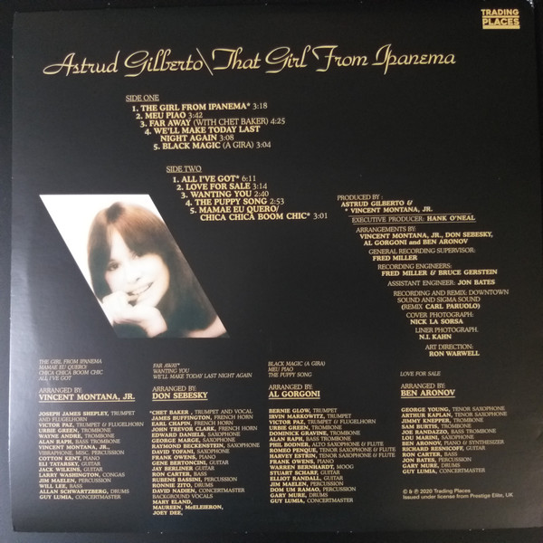 Виниловая пластинка Astrud Gilberto - That Girl From Ipanema - LP - рис.1