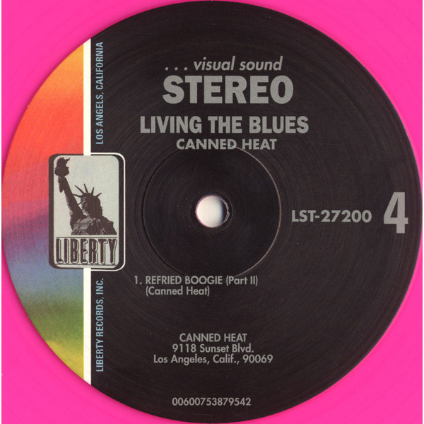 Виниловая пластинка Canned Heat - Living The Blues (coloured) LP - рис.3