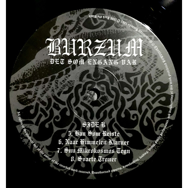 Виниловая пластинка Burzum – Det Som Engang Var LP - рис.4