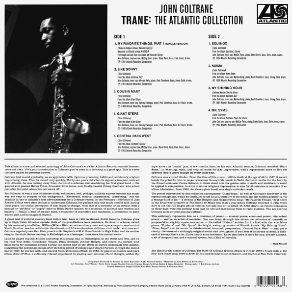 Виниловая пластинка JOHN COLTRANE TRANE: THE ATLANTIC COLLECTION LP - рис.1