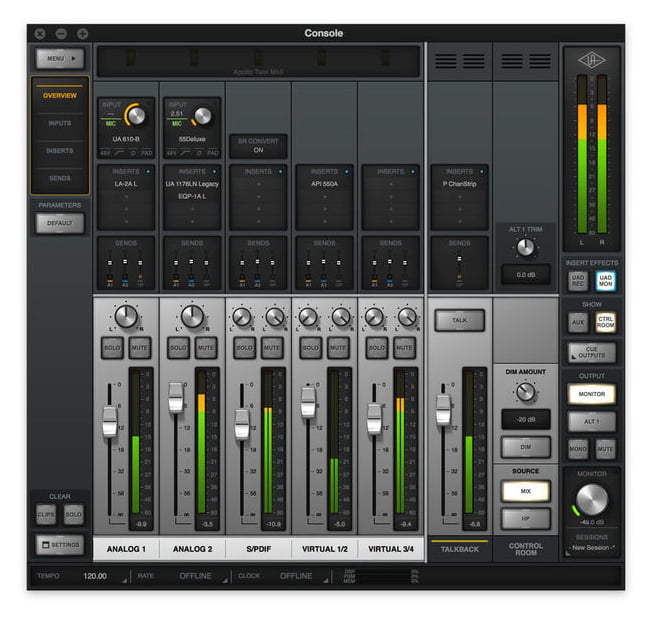 Аудиоинтерфейс Universal Audio APOLLO TWIN MKII DUO - рис.13