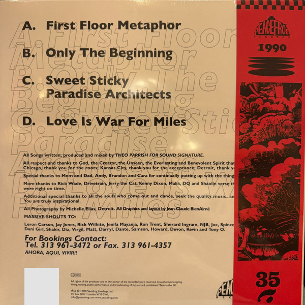 Виниловая пластинка Theo Parrish - First Floor (Part 1) (coloured) - 2LP - рис.1