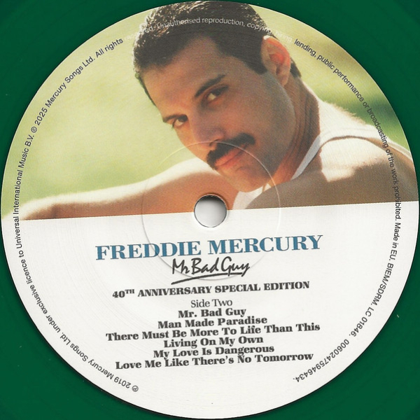 Виниловая пластинка Freddie Mercury – Mr. Bad Guy (coloured) LP - рис.8