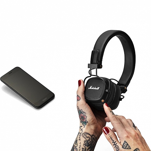 Беспроводные наушники Marshall Major III Bluetooth Black - рис.7