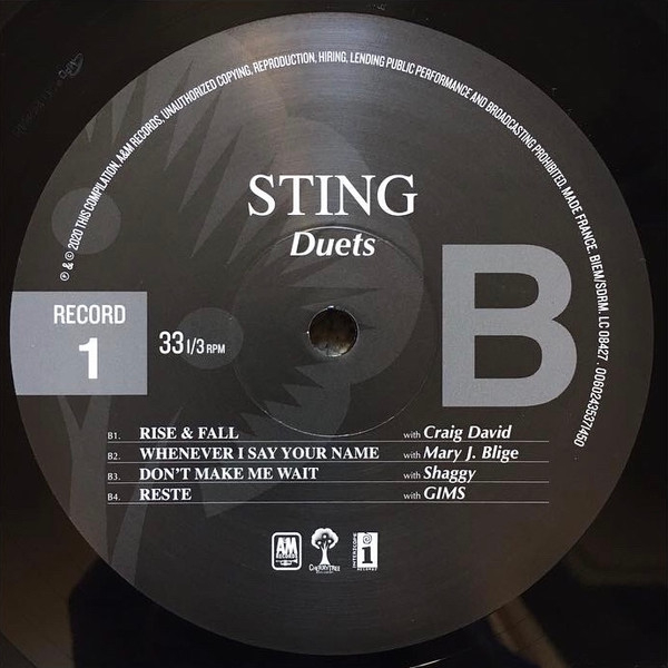 Виниловая пластинка Sting - Duets 2LP - рис.5