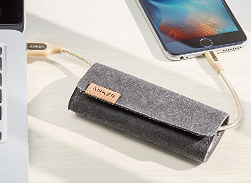 Кабель Anker PowerLine+ USB to Lightning 0.9m Gold - рис.1