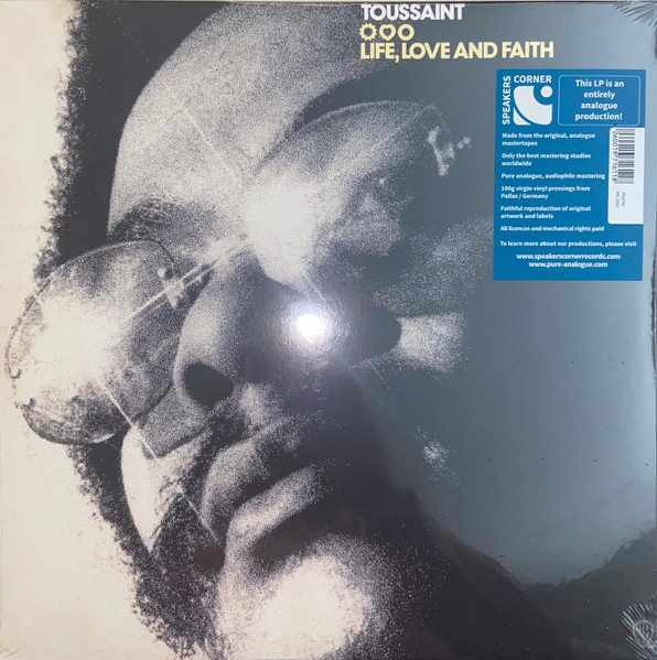 Виниловая пластинка Toussaint - Life, Love And Faith - (Speakers Corner) LP - рис.0