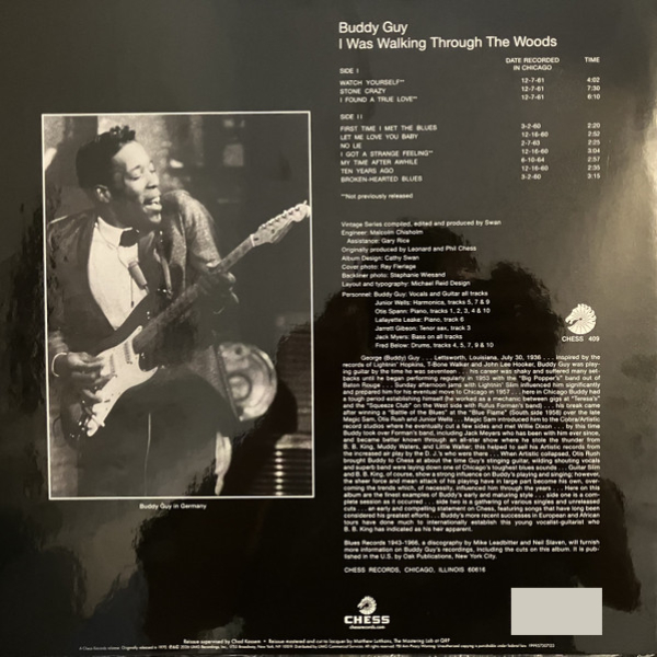 Виниловая пластинка Buddy Guy - I Was Walking Through The Woods (Analogue) LP - рис.4