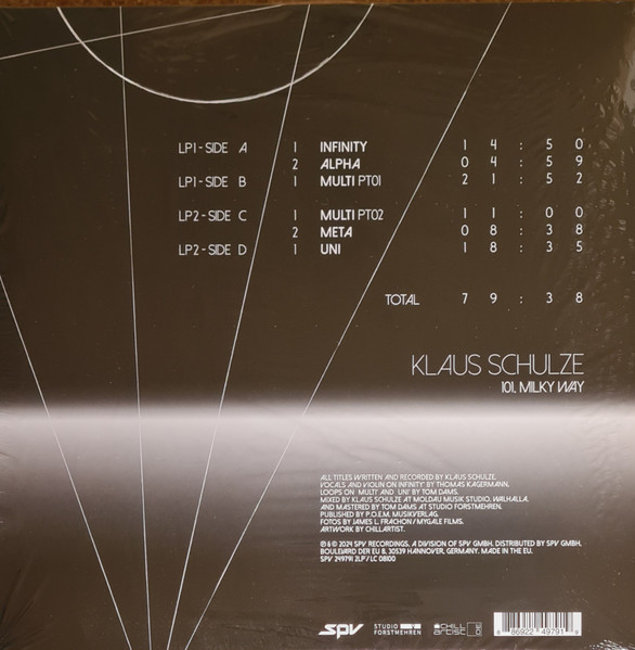 Виниловая пластинка Klaus Schulze – 101, Milky Way - 2LP - рис.1