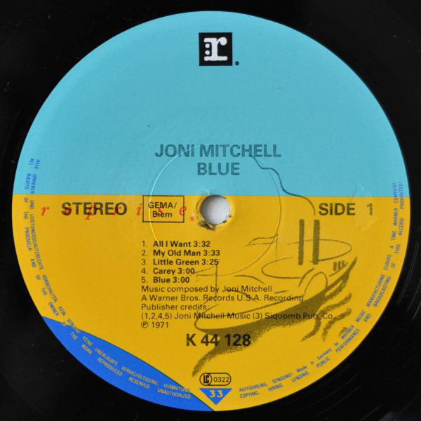 Виниловая пластинка Joni Mitchell - Blue - рис.2