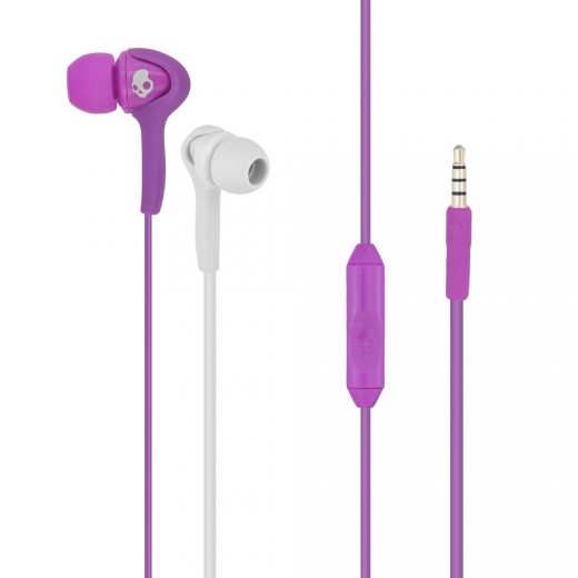 Наушники Skullcandy Smokin'Buds with mic Purple - рис.0