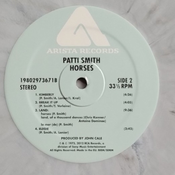 Пластинка Patti Smith – Horses (coloured) LP - рис.4