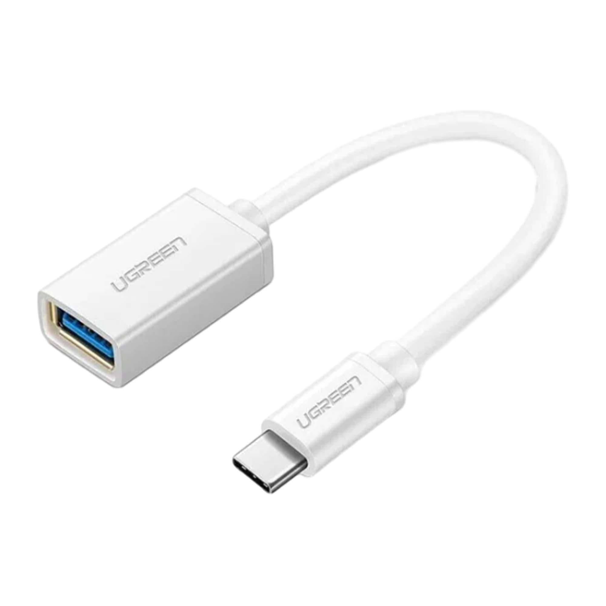 Кабель Ugreen US154 USB-C - USB-A White