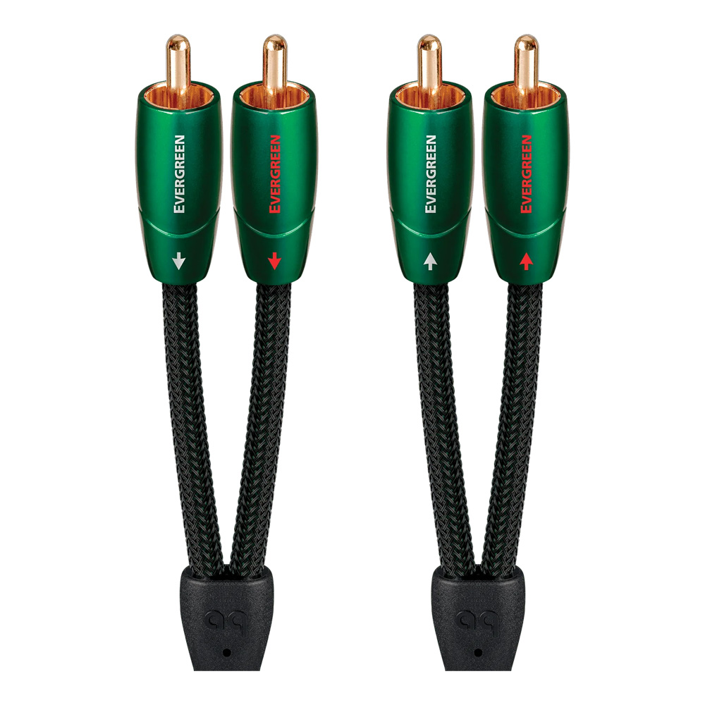 

Кабель AudioQuest, Черный;зеленый, Evergreen 2RCA - 2RCA 3m