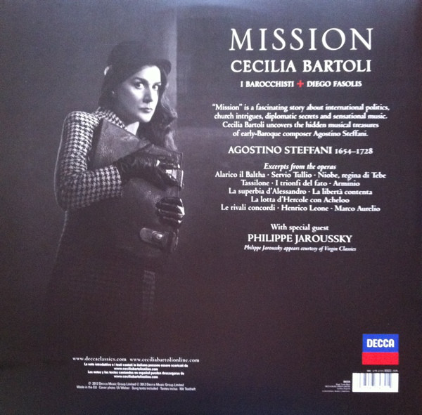 Виниловая пластинка Cecilia Bartoli - Mission - рис.1