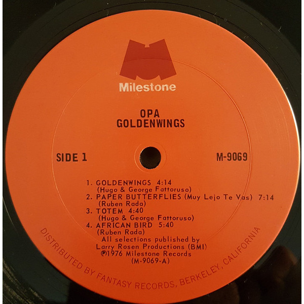 Виниловая пластинка Opa Goldenwings LP - рис.2