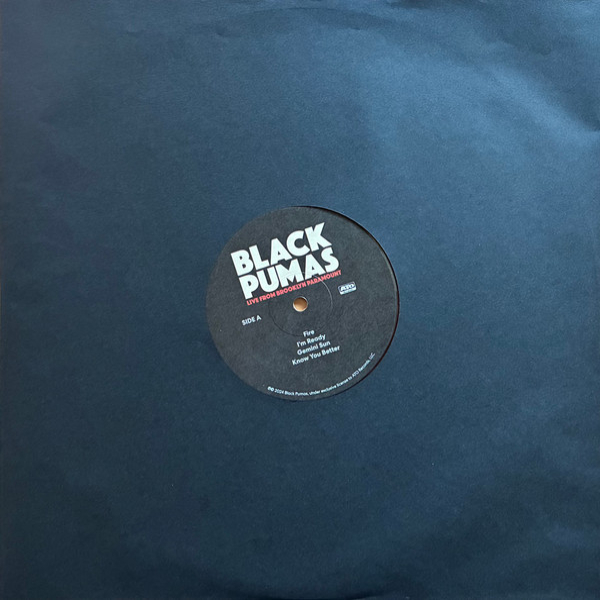 Виниловая пластинка Black Pumas - Live From Brooklyn Paramount - 2LP+CD - рис.5