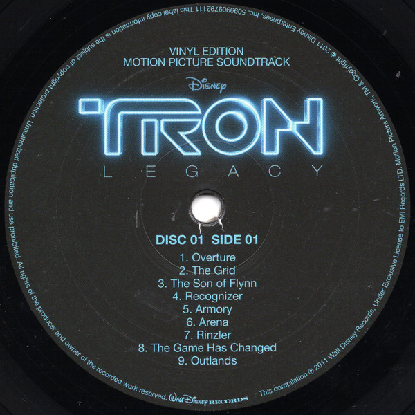 Виниловая пластинка Daft Punk - TRON: Legacy (Vinyl Edition Motion Picture Soundtrack) - 2LP - рис.2