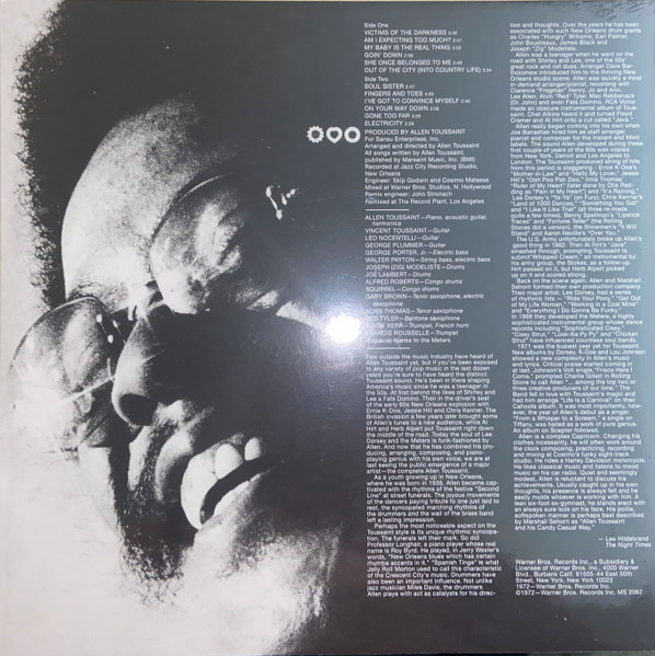 Виниловая пластинка Toussaint - Life, Love And Faith - (Speakers Corner) LP - рис.1