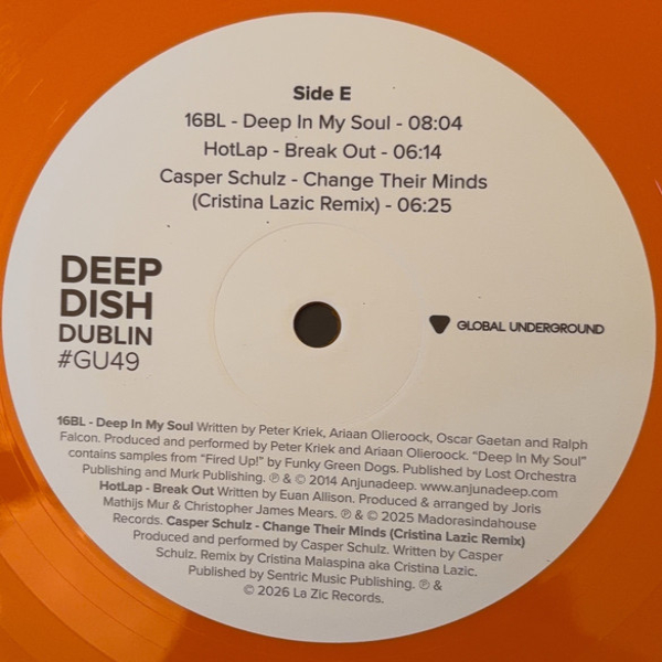 Виниловая пластинка Deep Dish - Dublin (coloured) - 3LP - рис.13