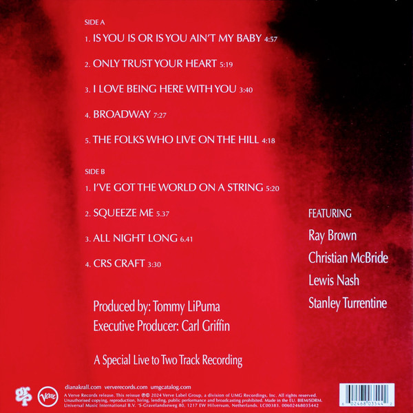 Виниловая пластинка Diana Krall – Only Trust Your Heart LP - рис.1