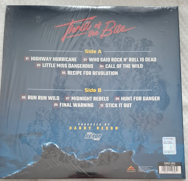 Виниловая пластинка Crazy Lixx – Thrill Of The Bite - Purple - LP - рис.1