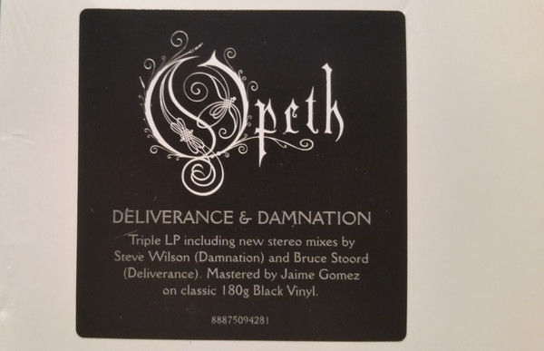 Виниловая пластинка Opeth - Deliverance & Damnation - рис.2
