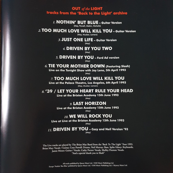 Бокс-сет Brian May - Back To The Light (Box-set) LP+2CD - рис.34