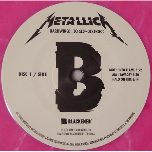 Виниловая пластинка Metallica – Hardwired...To Self-Destruct Colour 2LP - рис.7