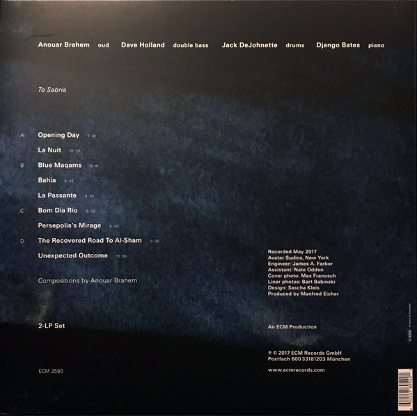 Виниловая пластинка Anouar Brahem - Blue Maqams - рис.1