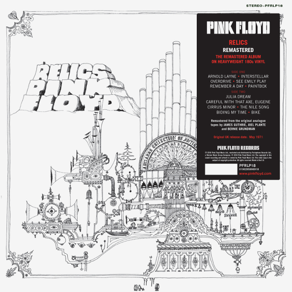 Виниловая пластинка PINK FLOYD RELICS LP - рис.0