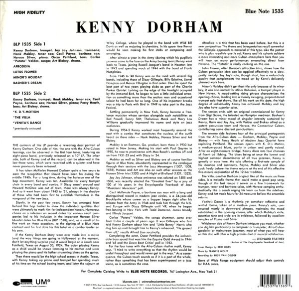 Виниловая пластинка Kenny Dorham - Afro-Cuban - рис.1