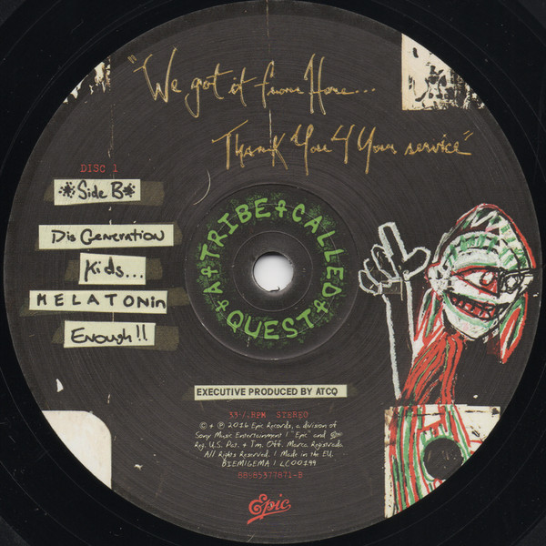 Виниловая пластинка A Tribe Called Quest - We Got It From Here…Thank You 4 Your Service - рис.3