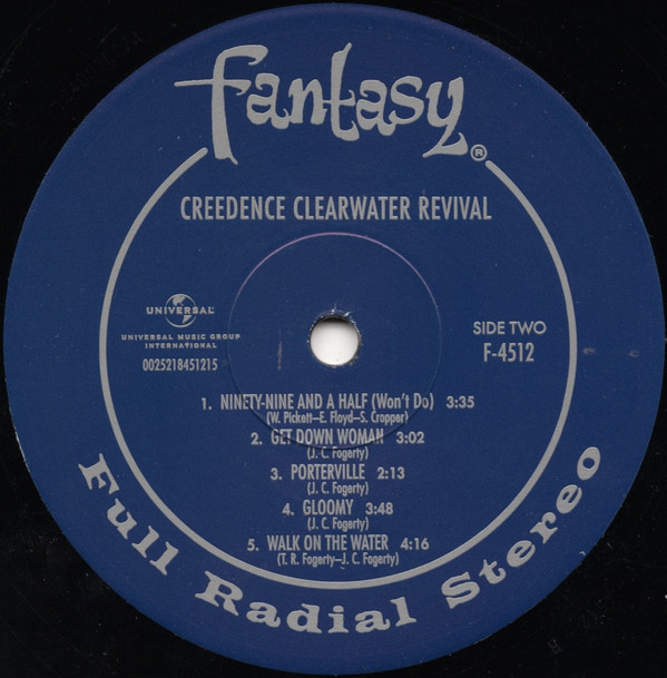 Виниловая пластинка Creedence Clearwater Revival - Creedence Clearwater Revival - рис.3