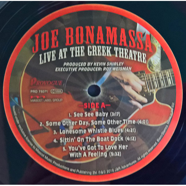 Виниловая пластинка Joe Bonamassa – Live At The Greek Theatre 3 LP - рис.2