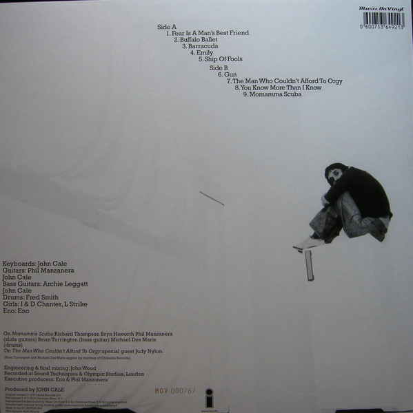 Виниловая пластинка John Cale - Fear - рис.1