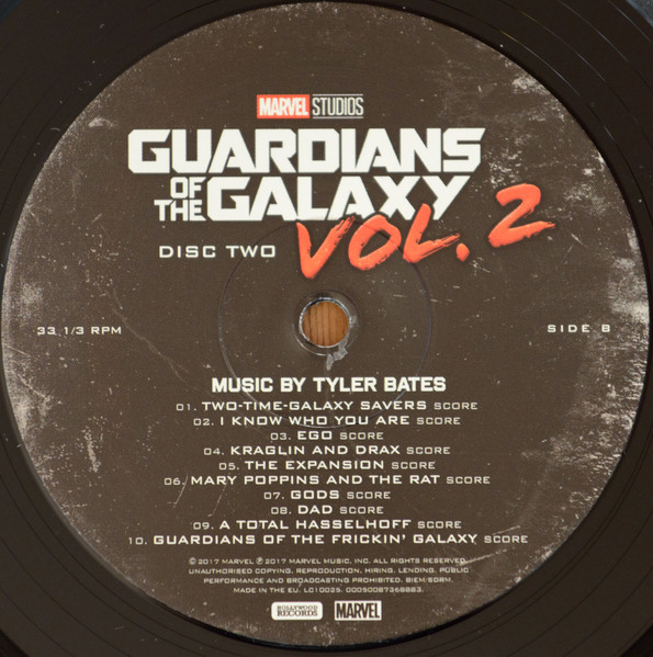 Виниловая пластинка Various – Guardians Of The Galaxy Vol. 2 OST - 2LP - рис.8