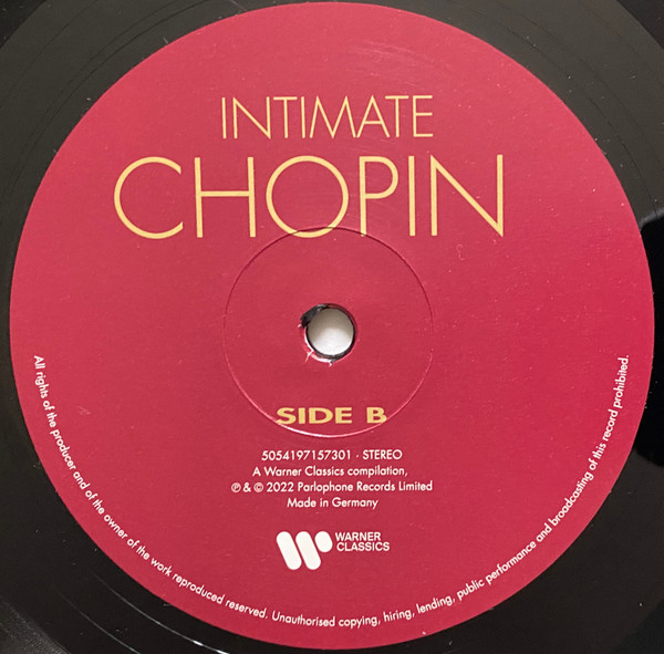 Виниловая пластинка Frederic Chopin – Intimate Chopin LP - рис.3