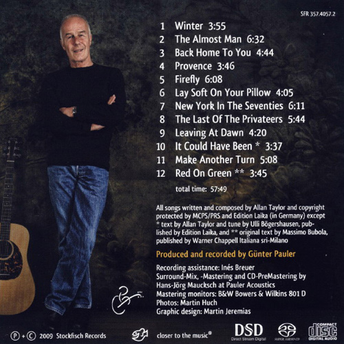CD-диск Allan Taylor - Leaving At Dawn SACD - рис.1