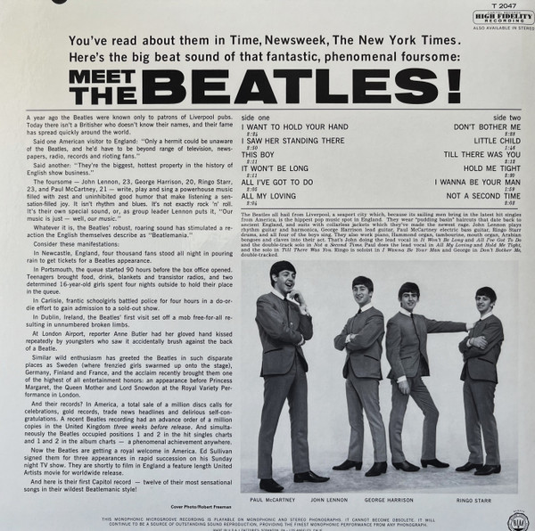 Виниловая пластинка The Beatles – 1964 US Albums In Mono (Box, Audiophile) 8LP - рис.2