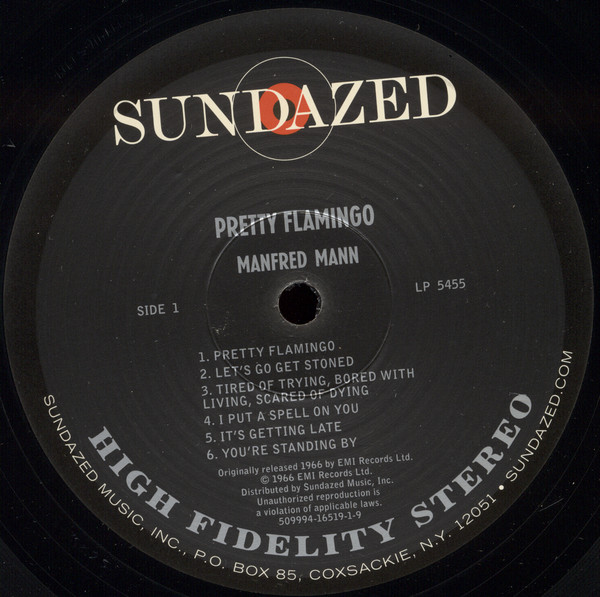 Виниловая пластинка Manfred Mann – Pretty Flamingo LP - рис.2