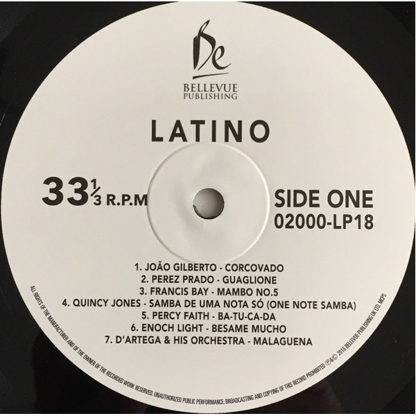 Виниловая пластинка Various artists Latino LP - рис.2