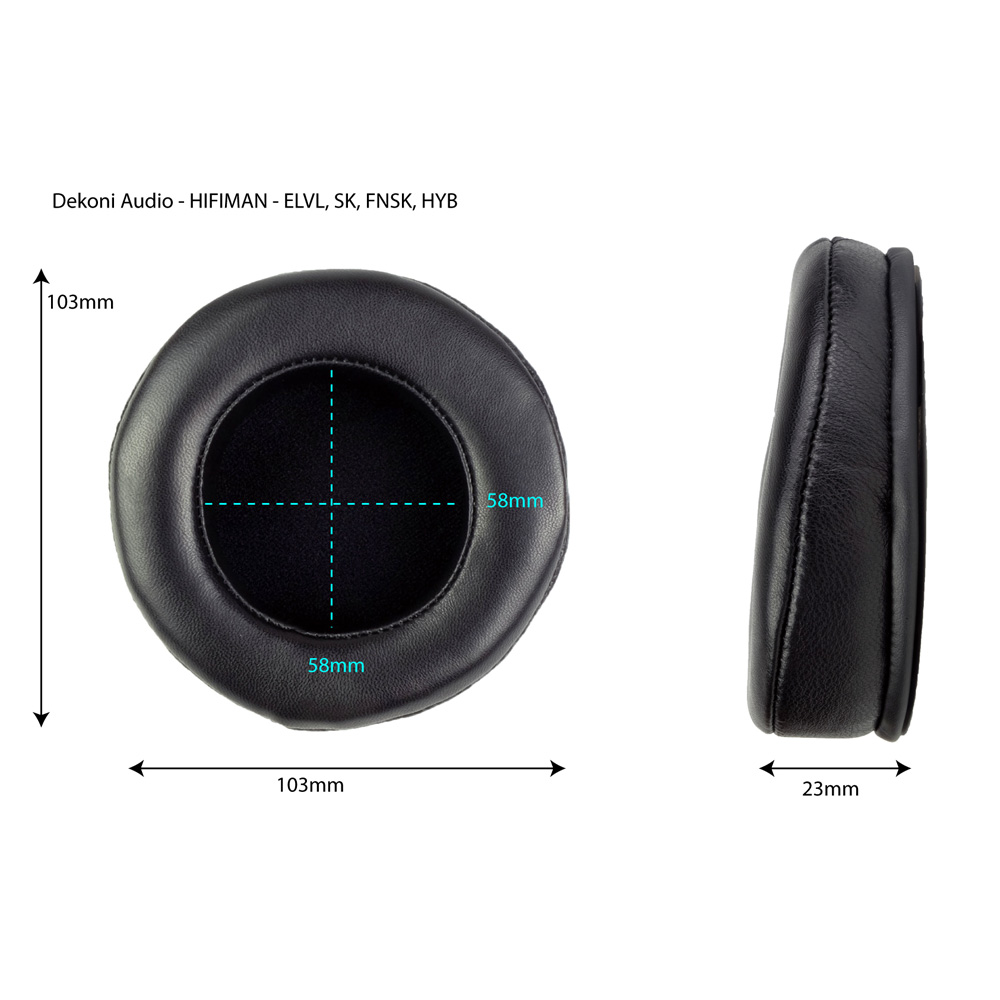 Амбушюры Dekoni Audio Elite Sheepskin Ear Pad Set for Select HiFiMan Headphones - фото 2